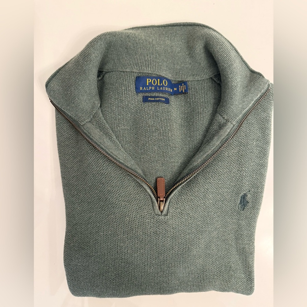 POLO Ralph Lauren Pima Cotton Men's Half Zip Sweater